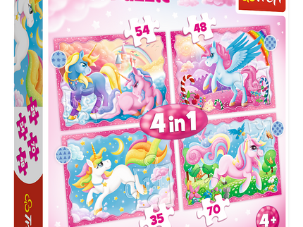 TREFL Puslede komplek, 4 tk, Ükssarvikud