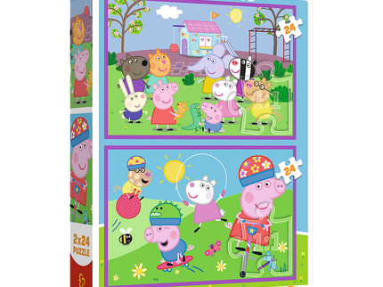TREFL PEPPA PIG puslede komplekt, Põrsas Peppa 2x24 osa