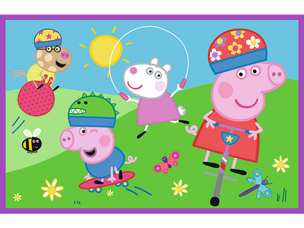 TREFL PEPPA PIG puslede komplekt, Põrsas Peppa 2x24 osa