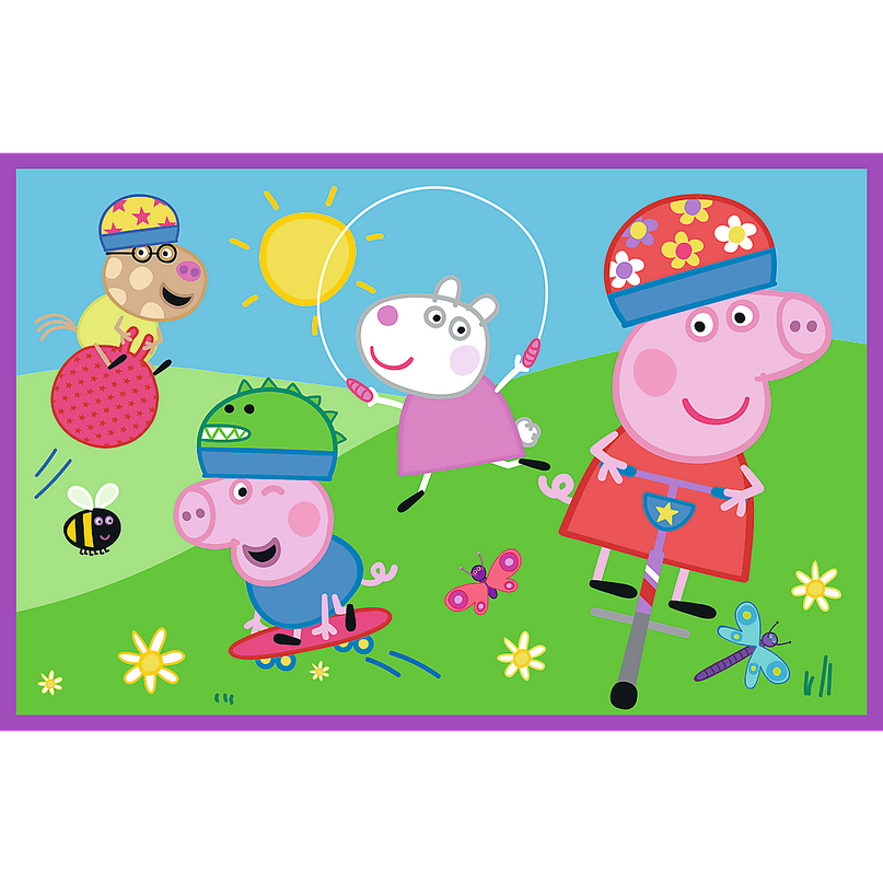 TREFL PEPPA PIG puslede komplekt, Põrsas Peppa 2x24 osa