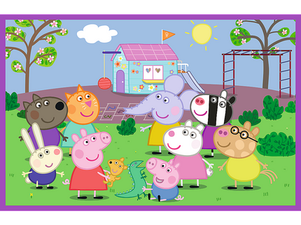 TREFL PEPPA PIG puslede komplekt, Põrsas Peppa 2x24 osa