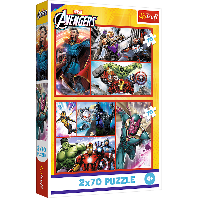 TREFL AVENGERS puslede komplekt, 2x70 osa