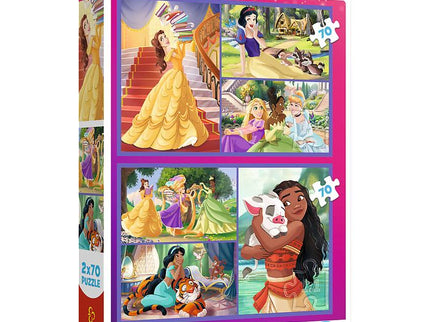 TREFL DISNEY PRINCESS puslede komplekt Muinasjututegelased, 2x70 osa