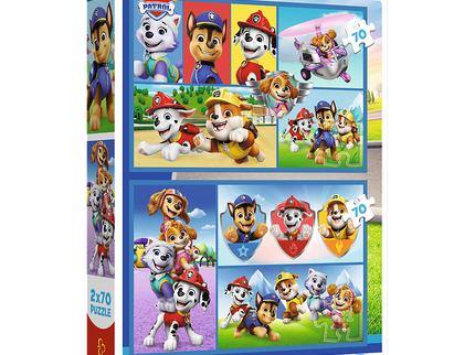 TREFL PAW PATROL puslede komplekt, 2x70 osa