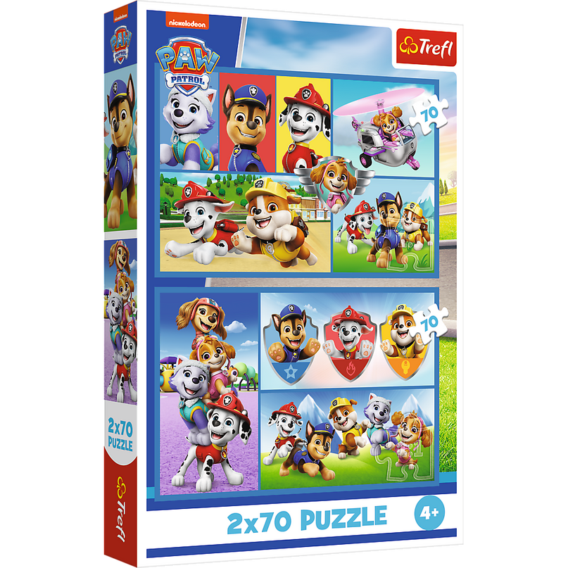 TREFL PAW PATROL puslede komplekt, 2x70 osa