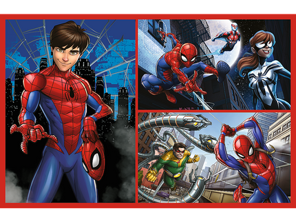 TREFL SPIDER-MAN puslede komplekt Ämblikmehe seiklused, 2x70 osa