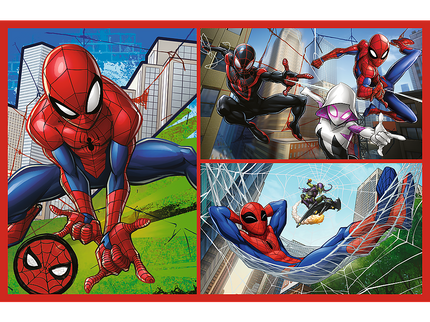 TREFL SPIDER-MAN puslede komplekt Ämblikmehe seiklused, 2x70 osa