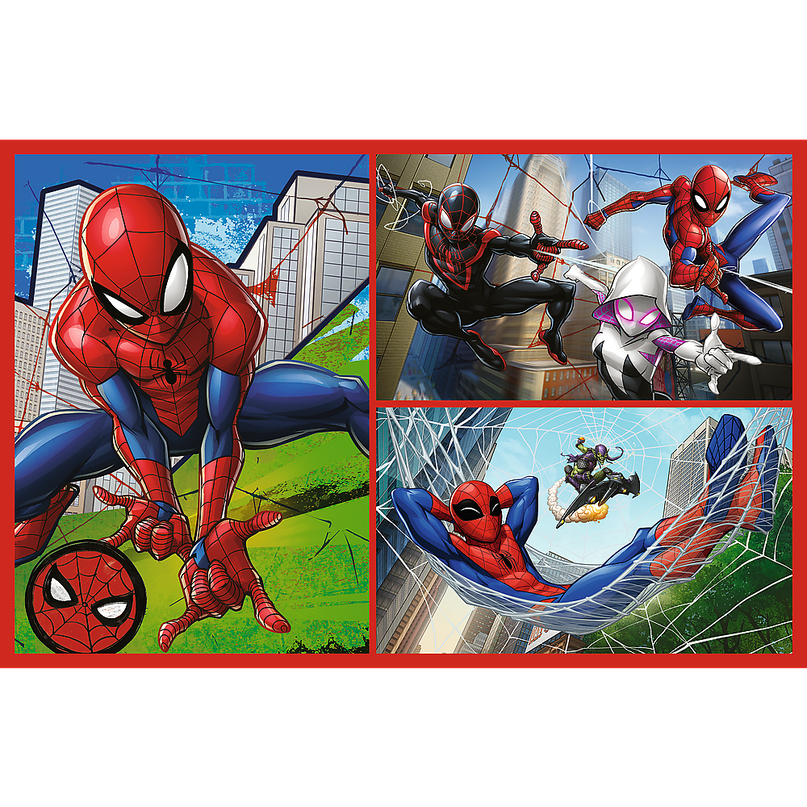 TREFL SPIDER-MAN puslede komplekt Ämblikmehe seiklused, 2x70 osa