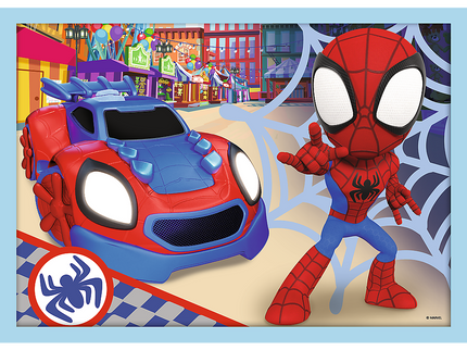 TREFL SPIDER-MAN Puslekomplekt 4in1 Spidey