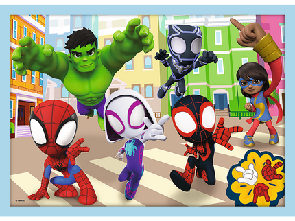 TREFL SPIDER-MAN Puslekomplekt 4in1 Spidey