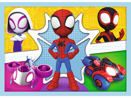 TREFL SPIDER-MAN Puslekomplekt 4in1 Spidey