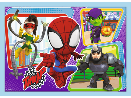 TREFL SPIDER-MAN Puslekomplekt 4in1 Spidey