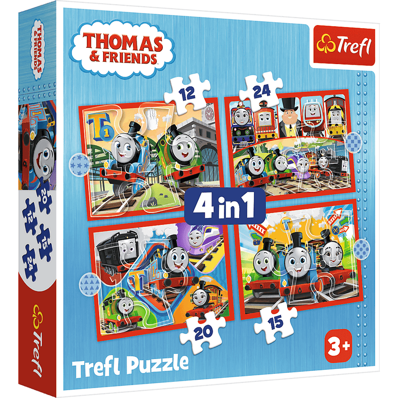 TREFL THOMAS &amp; FRIENDS 4 in 1 Puslede komplekt
