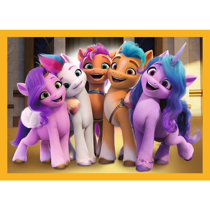 TREFL MY LITTLE PONY Puslede komplekt 4 tk, Mu väike poni