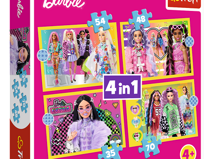 TREFL BARBIE Puslede komplekt 4 in 1