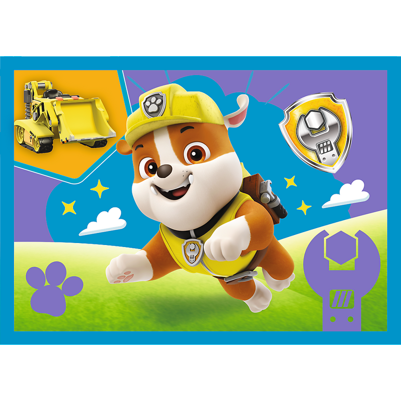 TREFL PAW PATROL Puslede komplekt Käpapatrull, 4 tk