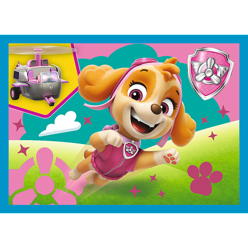 TREFL PAW PATROL Puslede komplekt Käpapatrull, 4 tk