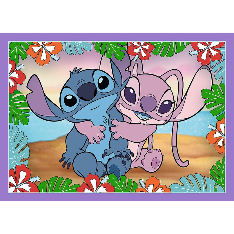TREFL DISNEY STITCH Puslede komplekt, 4 tk