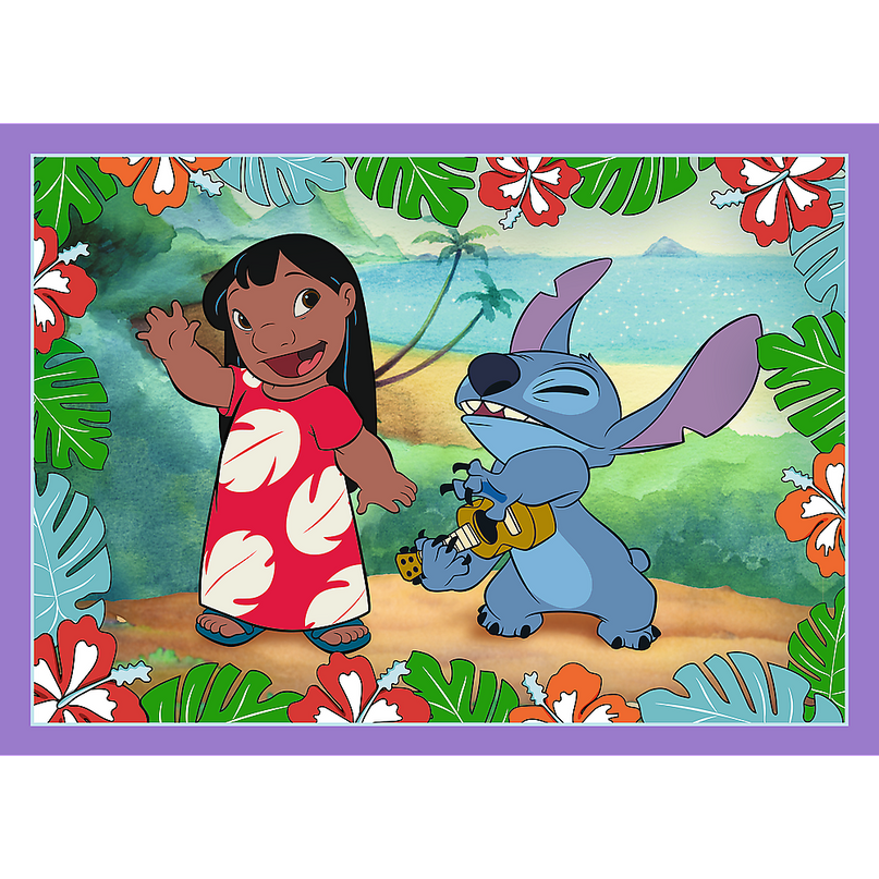 TREFL DISNEY STITCH Puslede komplekt, 4 tk