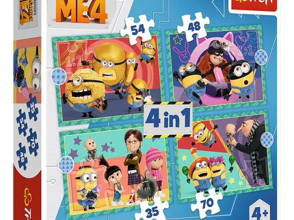TREFL MINIONS Puslede komplekt, 4 tk, Minionid