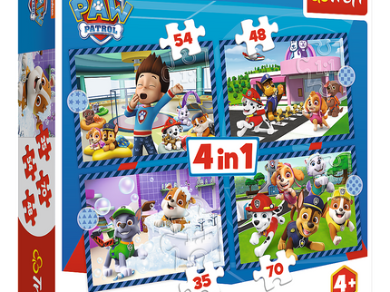 TREFL PAW PATROL Puslede komplekt 4 in 1 Käpapatrull