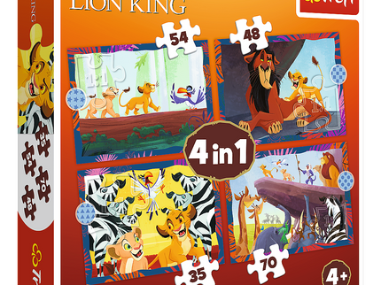TREFL DISNEY Puslede komplekt 4 in 1 Lõvikuningas