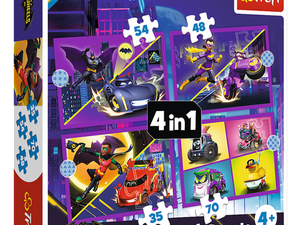 TREFL BATWHEELS Puslede komplekt 4 in 1