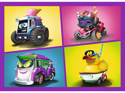 TREFL BATWHEELS Puslede komplekt 4 in 1