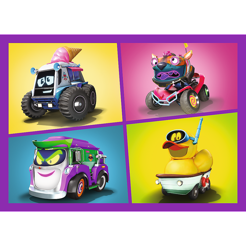 TREFL BATWHEELS Puslede komplekt 4 in 1