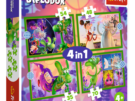 TREFL Diplodocus Puslede komplekt, 4 tk