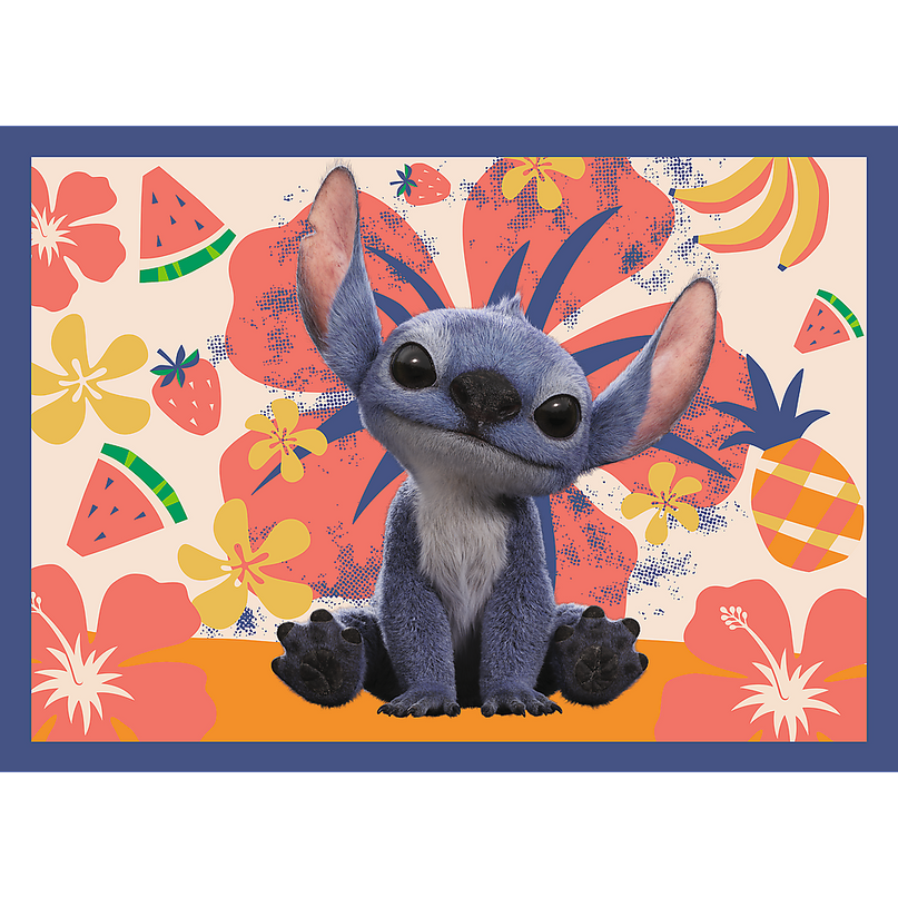 TREFL DISNEY STITCH Puslede komplekt Hawaii puhkus, 4 tk