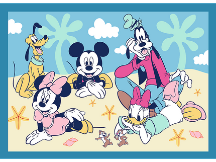 TREFL DISNEY Puslede komplekt 4 in 1 Miki-Hiir