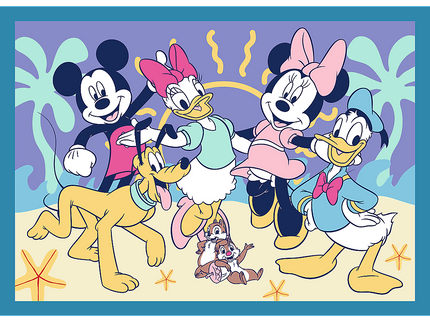 TREFL DISNEY Puslede komplekt 4 in 1 Miki-Hiir