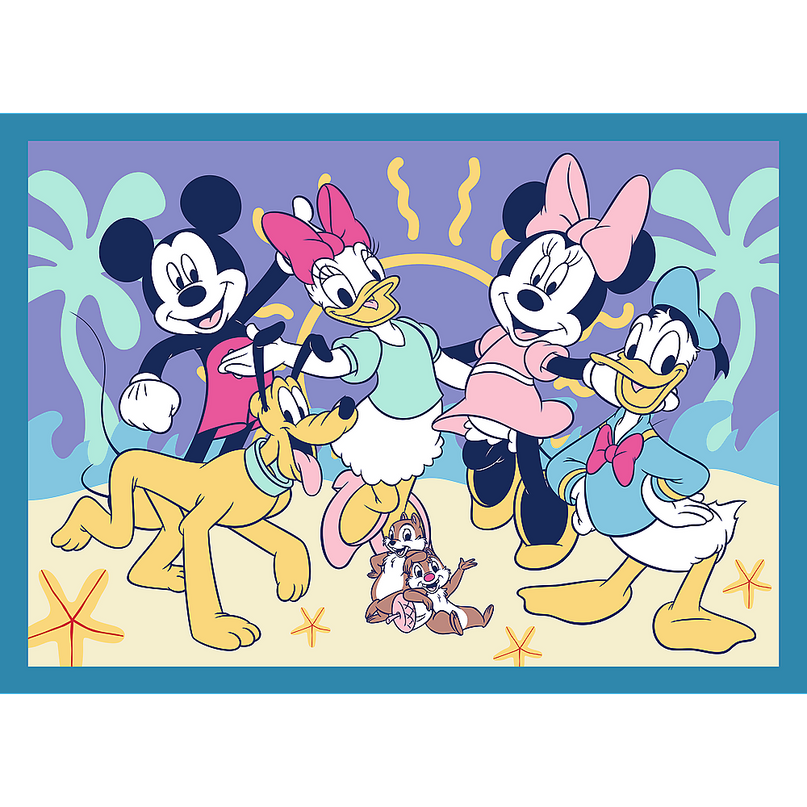 TREFL DISNEY Puslede komplekt 4 in 1 Miki-Hiir