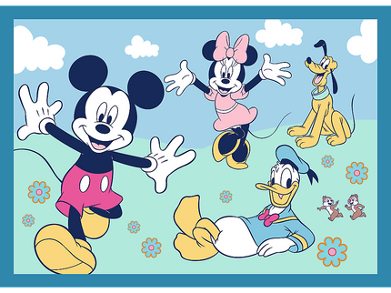 TREFL DISNEY Puslede komplekt 4 in 1 Miki-Hiir