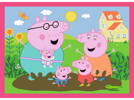 TREFL PEPPA PIG Puslede komplekt, 4 tk, Põrsas Peppa