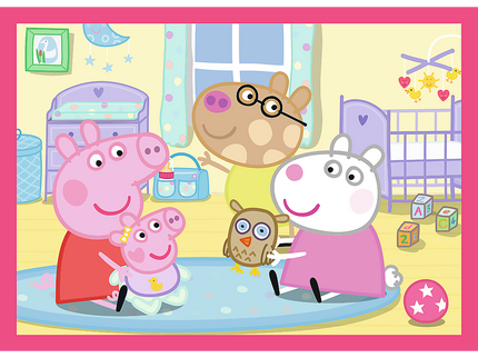 TREFL PEPPA PIG Puslede komplekt, 4 tk, Põrsas Peppa