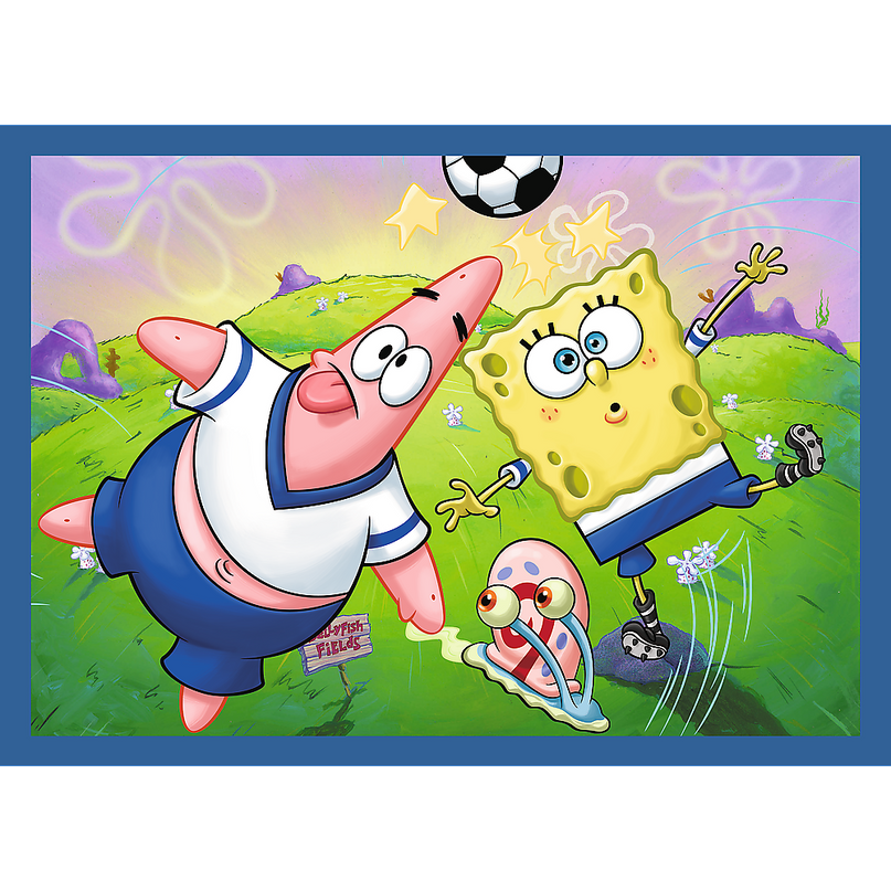 TREFL SPONGEBOB Puslede komplekt 4 in 1 Käsnakalle