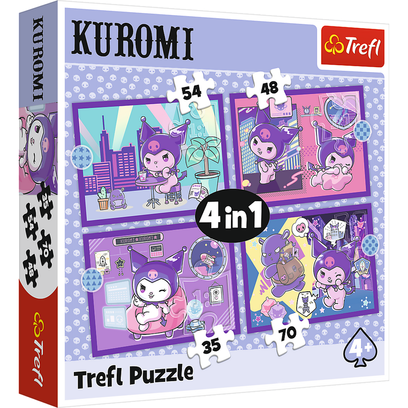 TREFL HELLO KITTY Puslede komplekt 4 in 1 Kuromi