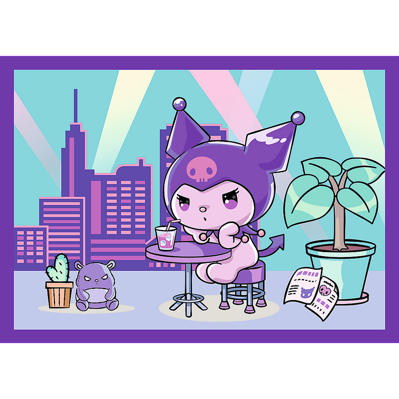 TREFL HELLO KITTY Puslede komplekt 4 in 1 Kuromi