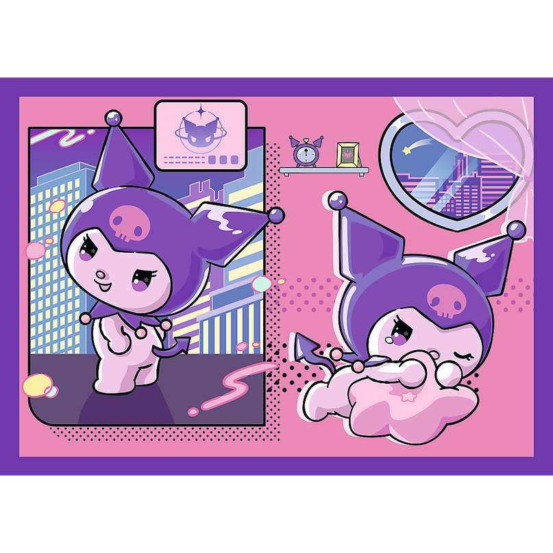 TREFL HELLO KITTY Puslede komplekt 4 in 1 Kuromi