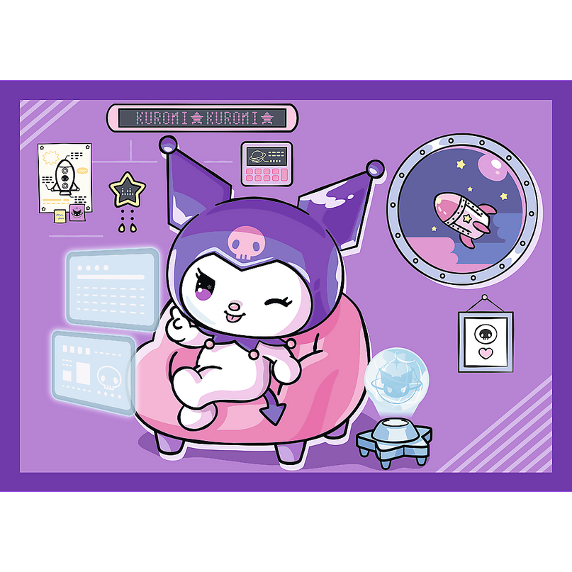 TREFL HELLO KITTY Puslede komplekt 4 in 1 Kuromi