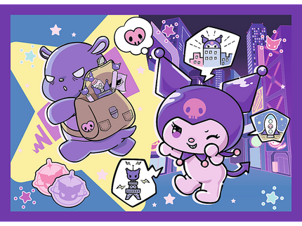 TREFL HELLO KITTY Puslede komplekt 4 in 1 Kuromi