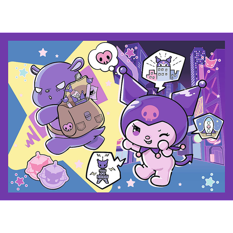 TREFL HELLO KITTY Puslede komplekt 4 in 1 Kuromi
