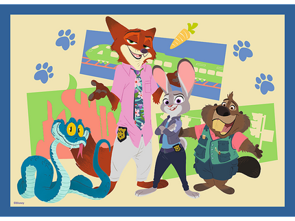 TREFL DISNEY ZOOTROPOLIS Puslede komplekt, 4 tk