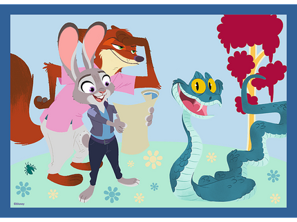 TREFL DISNEY ZOOTROPOLIS Puslede komplekt, 4 tk