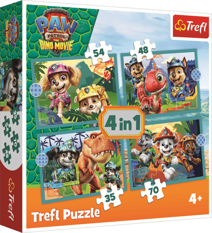 TREFL PAW PATROL Puslede komplekt, 4 tk, Käpapatrull
