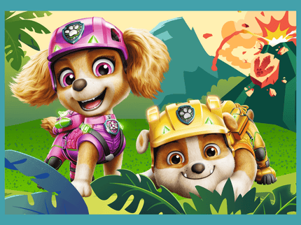 TREFL PAW PATROL Puslede komplekt, 4 tk, Käpapatrull