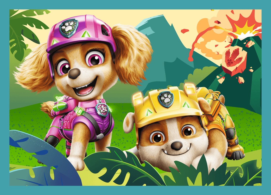 TREFL PAW PATROL Puslede komplekt, 4 tk, Käpapatrull