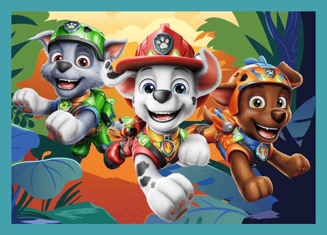 TREFL PAW PATROL Puslede komplekt, 4 tk, Käpapatrull